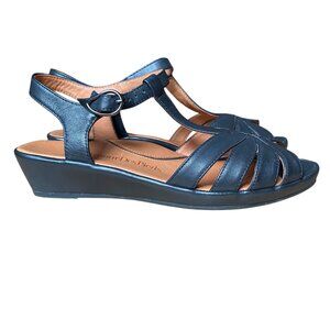 L’Amour Des Pieds Boqin black sheep leather sandals - Size 7.5
